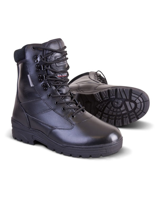 Patrol boot all leather black