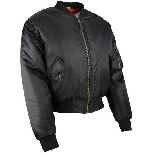 MA1 bomber jacket black
